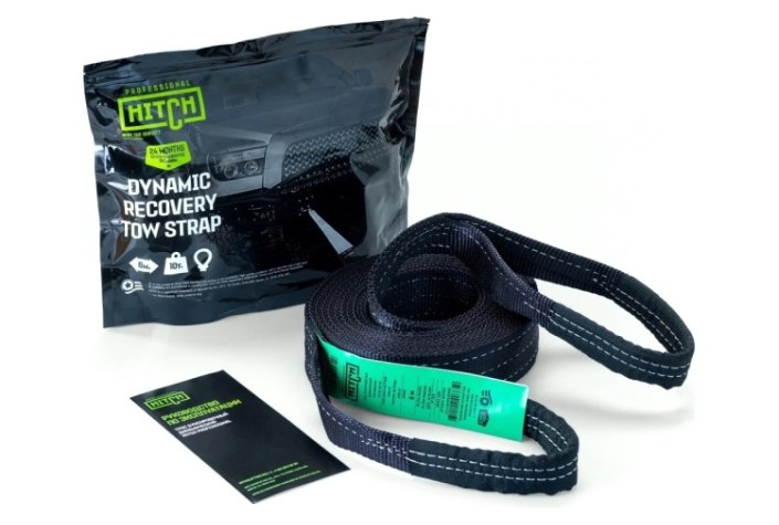 Трос буксировочный HITCH PROF лента 10 т, 6 м динамический, масса авто 3,3 т, петля-петля [SZ071510]