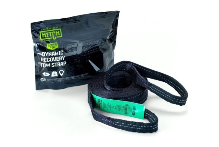 Трос буксировочный HITCH PROF лента 5 т, 6 м динамический, масса авто 1,7 т, петля-петля [SZ071509]