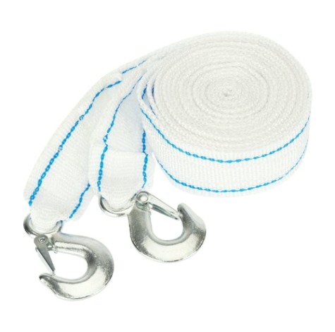 Трос буксировочный REXANT 80-0225 10т, 5м, с двумя крюками