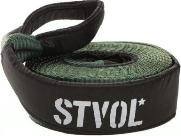 Трос буксировочный STVOL SDS10 динамический 10 т, 6 м + сумка (стропа рывковая) Трос буксировочный STVOL SDS10 динамический 10 т, 6 м + сумка (стропа рывковая)