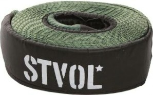 Трос буксировочный STVOL SDS10 динамический 10 т, 6 м + сумка (стропа рывковая)