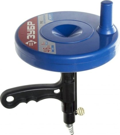 Трос сантехнический ЗУБР ЭКСПЕРТ в пластиковом корпусе, диаметр 6 мм, длина 4,6 м [51907-05]