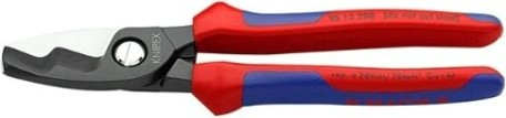 Тросорез KNIPEX 9512200SB 200 мм с двойными режущими кромками, черный [KN-9512200SB]