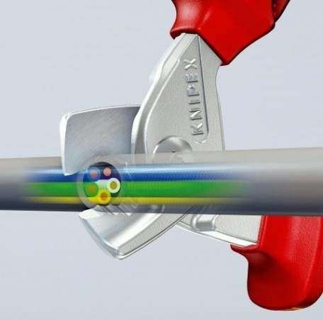 Тросорез KNIPEX 9516160 stepcut 160 мм, диэлектрический, хром, 2к рукоятки [KN-9516160]