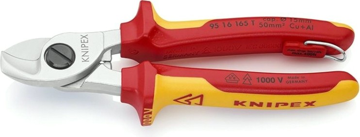 Тросорез KNIPEX 9516165T 165 мм, диэлектрический [KN-9516165T]