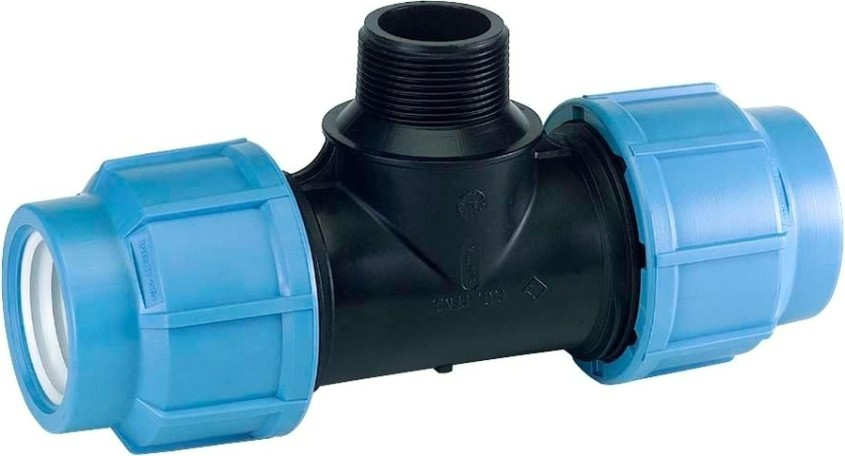 Тройник ДЖИЛЕКС 20 х 1/2" х 20 с наружной трубной резьбой 9430 [9430]