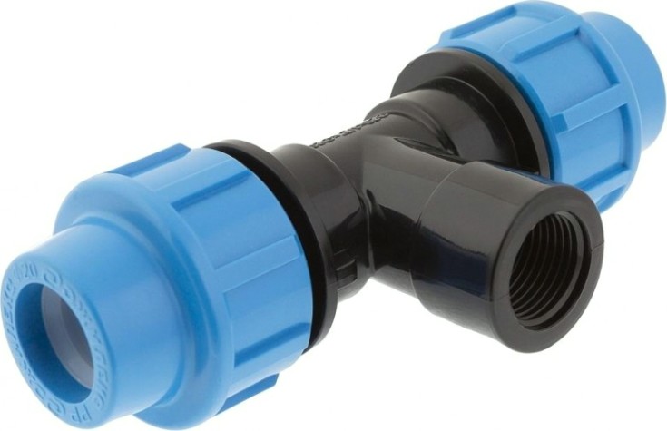 Тройник ДЖИЛЕКС 20 х 1/2" х 20 с внутренней трубной резьбой 9420 [9420]