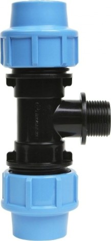 Тройник ДЖИЛЕКС 25 х 3/4" х 25 с наружной трубной резьбой 9435 [9435]