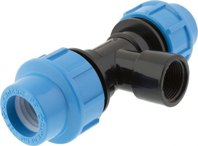 Тройник ДЖИЛЕКС 25 х 3/4" х 25 с внутренней трубной резьбой 9425 [9425]