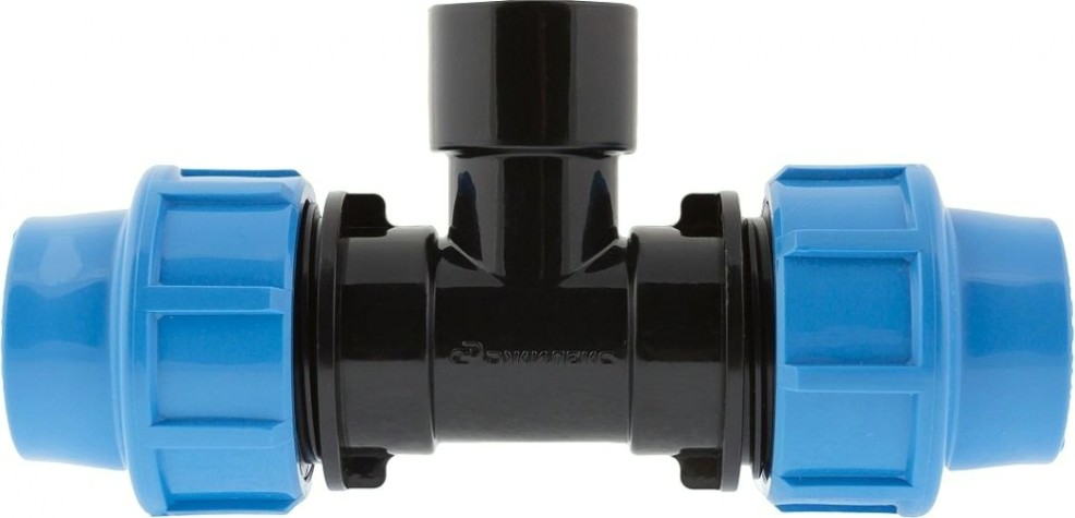 Тройник ДЖИЛЕКС 25 х 3/4" х 25 с внутренней трубной резьбой 9425 [9425]