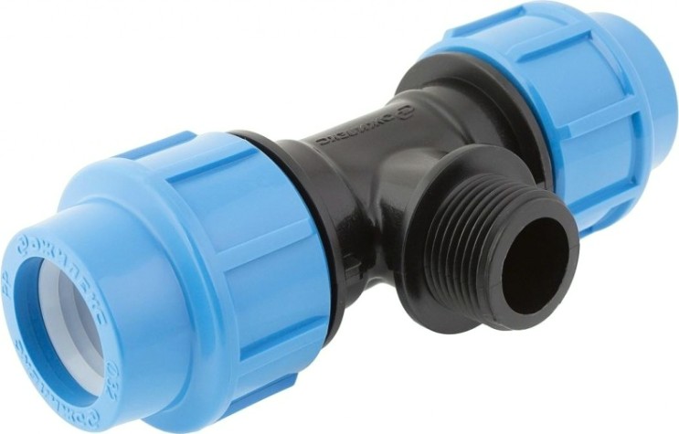 Тройник ДЖИЛЕКС 32 х 1" х 32 с наружной трубной резьбой 9440 [9440]