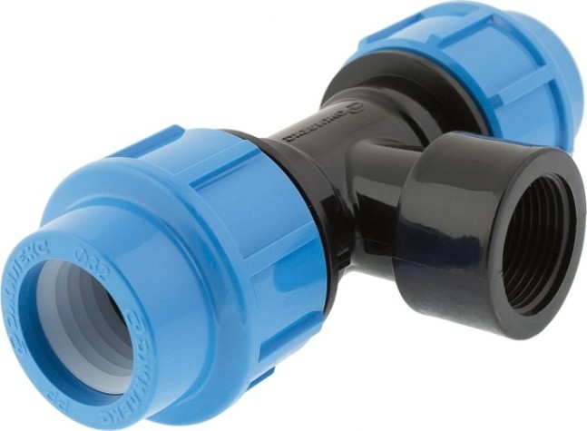 Тройник ДЖИЛЕКС 32 х 1" х 32 с внутренней трубной резьбой 9429 [9429]