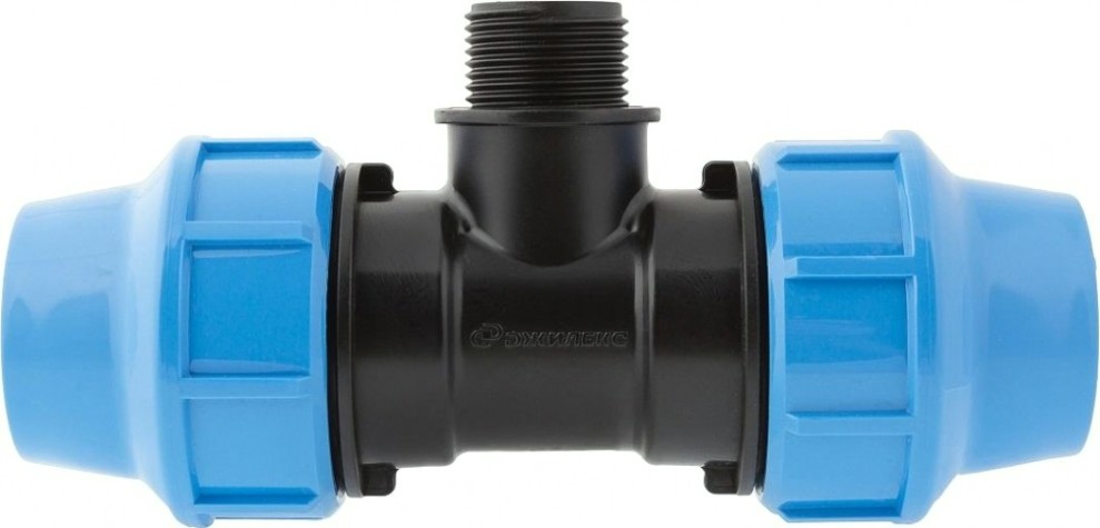 Тройник ДЖИЛЕКС 40 х 1" х 40 с наружной трубной резьбой 9445 [9445]