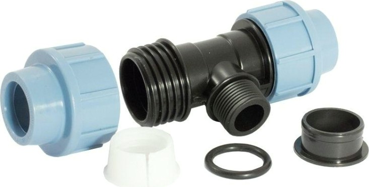 Тройник с нар. резьбой UNIPUMP TM 265011 ф25 х1/2" [37823]