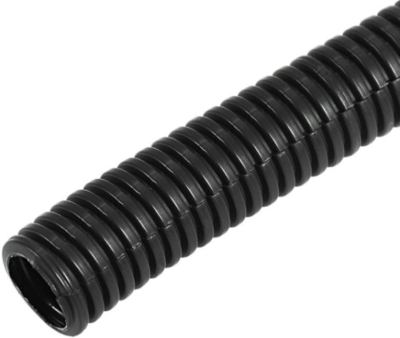 Труба гофрированная REXANT 15-1305 автомобильная ПП, ø12,7мм, разрезная (бухта 5 м/уп