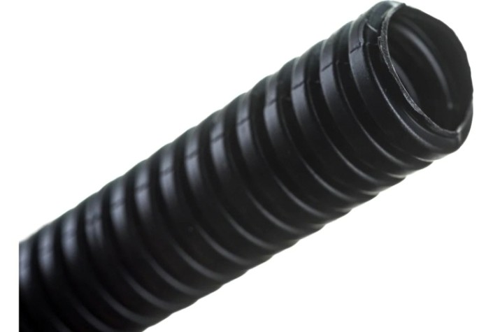 Труба гофрированная REXANT 16-1057 автомобильная ПП ø9,8мм, неразрезная 50 м/уп