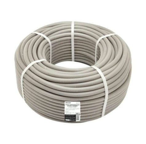 Труба гофрированная REXANT 28-0016-2 из ПВХ с зондом, ø16мм (бухта 100 м/уп) Труба гофрированная REXANT 28-0016-2 из ПВХ с зондом, ø16мм (бухта 100 м/уп)