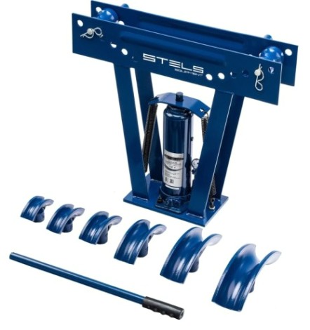 Трубогиб гидравлический STELS 1/2"–2" 12 т, в комплекте с башмаками [18116]