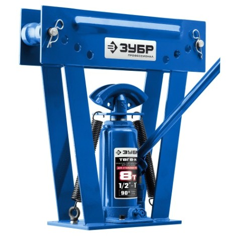 Трубогиб гидравлический ЗУБР ТВГ-8 1/2-1" вертикальный ручной, 8т [43078-08_z01]