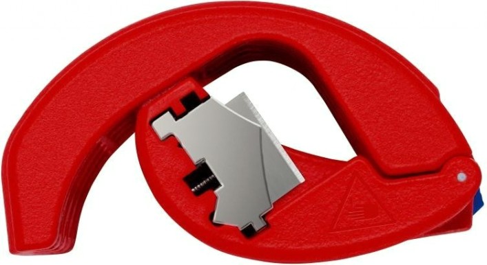 Труборез ручной KNIPEX 20 - 50 мм для пластиковых труб и уплотнительных втулок [KN-902210BK]