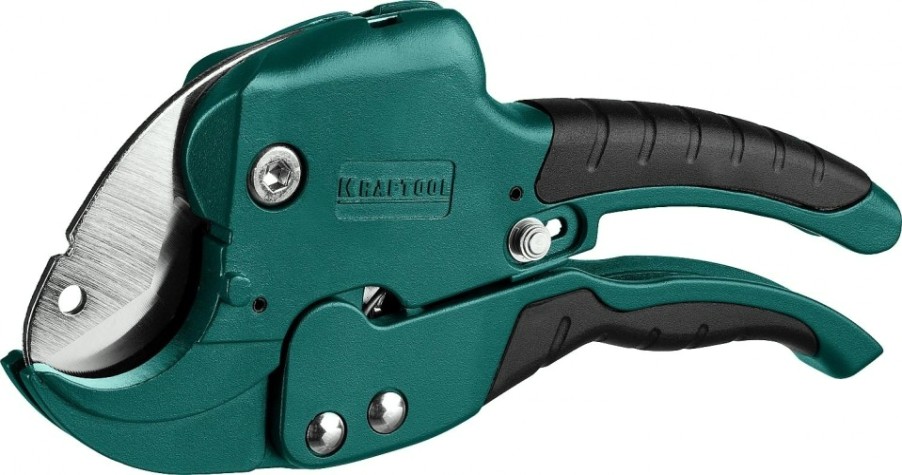 Труборез ручной KRAFTOOL GX-700 ножницы 2-в-1 автоматические для всех видов пласти [23406-42_z01]