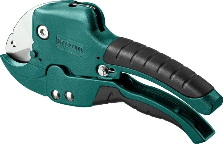 Труборез ручной KRAFTOOL GX-700 ножницы 2-в-1 автоматические для всех видов пласти [23406-42_z01]