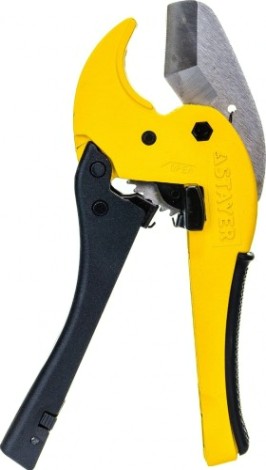 Труборез ручной STAYER Profi для металлопластиковых труб, для работы одной руко [23375-42]