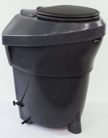 Туалет дачный ЭКОПРОМ Rostok [черный гранит]