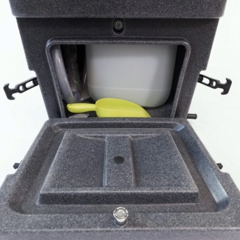 Туалет дачный ЭКОПРОМ Rostok [черный гранит]