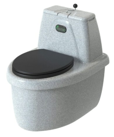 Туалет дачный ЭКОПРОМ Rostok КОМФОРТ [белый гранит]