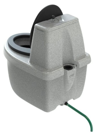 Туалет дачный ЭКОПРОМ Rostok КОМФОРТ [белый гранит]