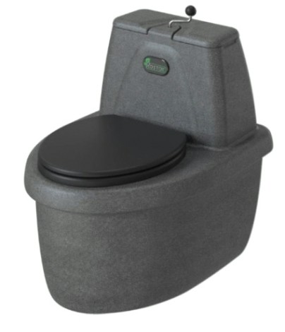 Туалет дачный ЭКОПРОМ Rostok КОМФОРТ [черный гранит]