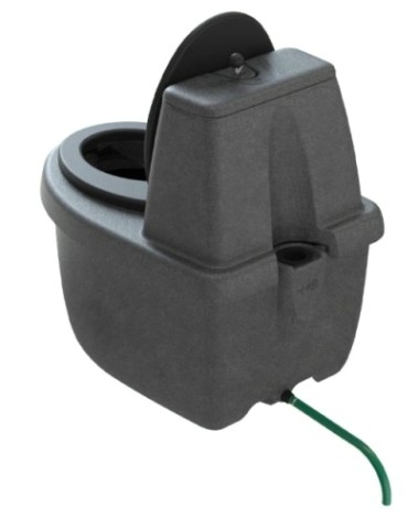 Туалет дачный ЭКОПРОМ Rostok КОМФОРТ [черный гранит]