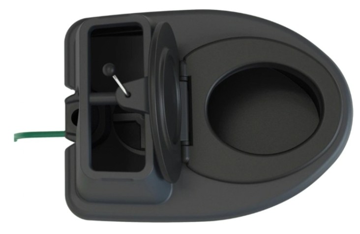 Туалет дачный ЭКОПРОМ Rostok КОМФОРТ [графит]