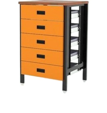 Тумба сборная каркасная FERRUM 32.005W-2008 оранжевая