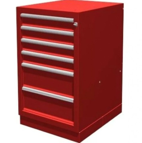 Тумба верстачная FERRUM с 6 ящиками 01.406R-3000 (красный) [01.406R-3000]