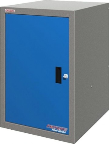 Тумба верстачная FERRUM с дверцей 01.410-5015/9007 (синий/серый)