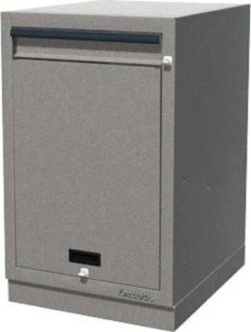 Тумба верстачная FERRUM с дверцей и ящиком 01.411-9007 (серый) [01.411-9007]