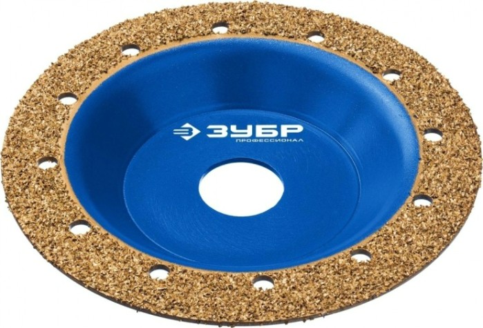 Твердосплавная чашка ЗУБР Плоская №1 обдирочно-шлифовальная, 125 мм [33430-1]