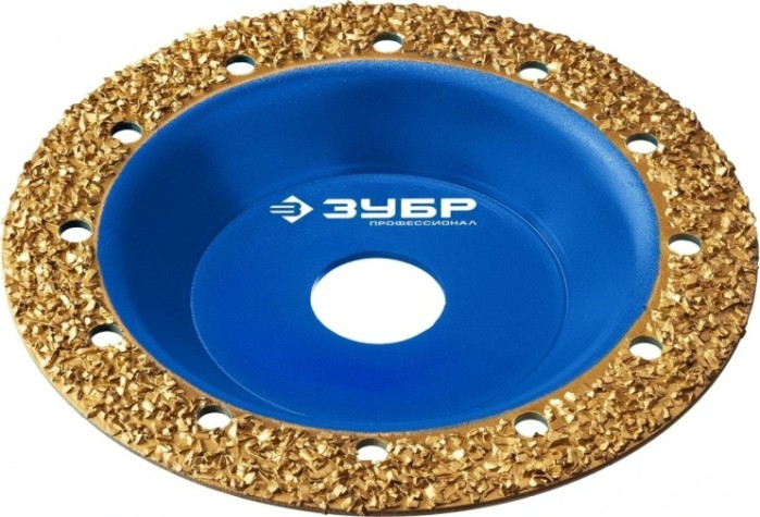 Твердосплавная чашка ЗУБР Плоская №2 обдирочно-шлифовальная, 125 мм [33430-2]