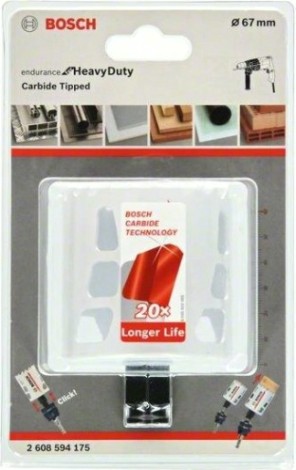 Твердосплавная коронка BOSCH 67 х 60 мм Endurance for Heavy [2608594175]