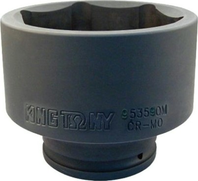 Ударная головка шестигранная с посадкой 1 1/2" KING TONY 953550M 50 мм