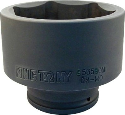 Ударная головка шестигранная с посадкой 1 1/2" KING TONY 953570М 70 мм [953570M]