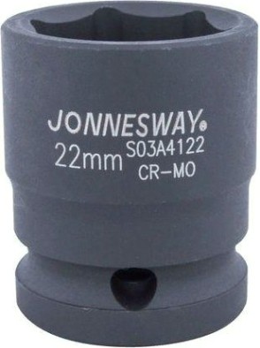 Ударная головка шестигранная с посадкой 1/2" JONNESWAY S03A4122 22 мм [047832]