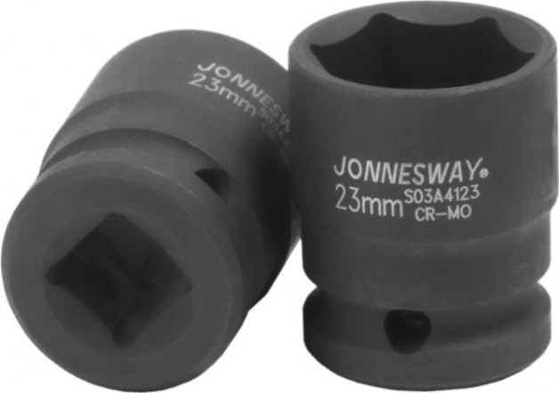 Ударная головка шестигранная с посадкой 1/2" JONNESWAY S03A4123 23 мм [047833]