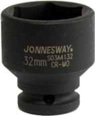Ударная головка шестигранная с посадкой 1/2" JONNESWAY S03A4132 32 мм [047842]