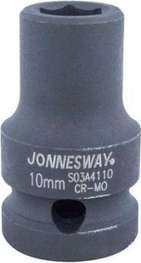 Ударная головка шестигранная с посадкой 1/2" JONNESWAY S03AD4110 10 мм [047192]