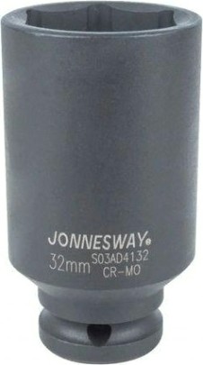 Ударная головка шестигранная с посадкой 1/2" JONNESWAY S03AD4132 32 мм [047861]