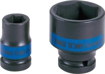 Ударная головка шестигранная с посадкой 1/2" KING TONY 453510М 10 мм [453510M]