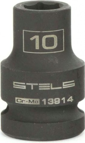 Ударная головка шестигранная с посадкой 1/2" STELS 13914 10 мм Ударная головка шестигранная с посадкой 1/2" STELS 13914 10 мм